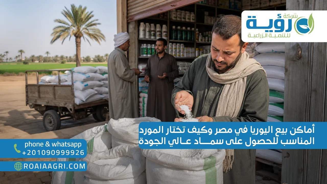 أماكن بيع اليوريا في مصر وكيف تختار المورد المناسب للحصول على سماد عالي الجودة