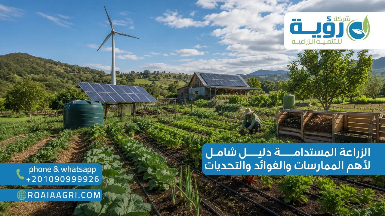 الزراعة المستدامة دليل شامل لأهم الممارسات والفوائد والتحديات
