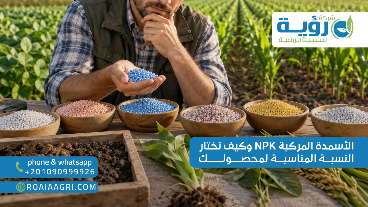 الأسمدة المركبة NPK وكيف تختار النسبة المناسبة لمحصولك