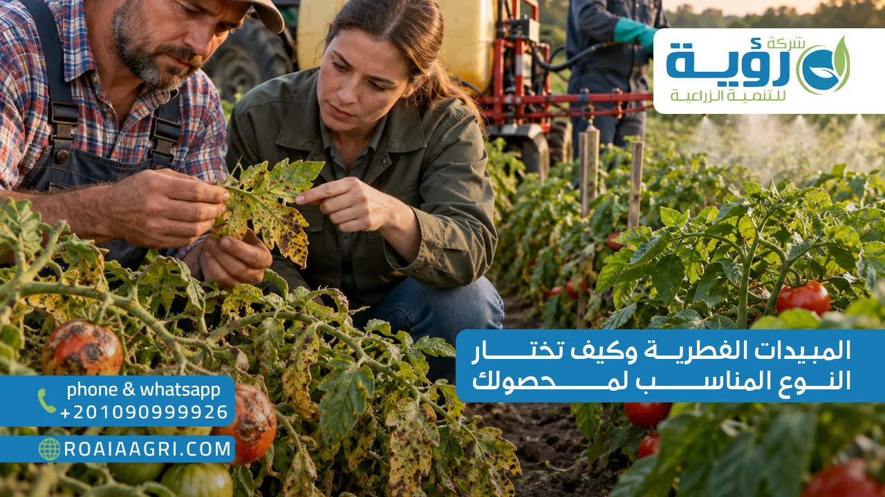 المبيدات الفطرية وكيف تختار النوع المناسب لمحصولك