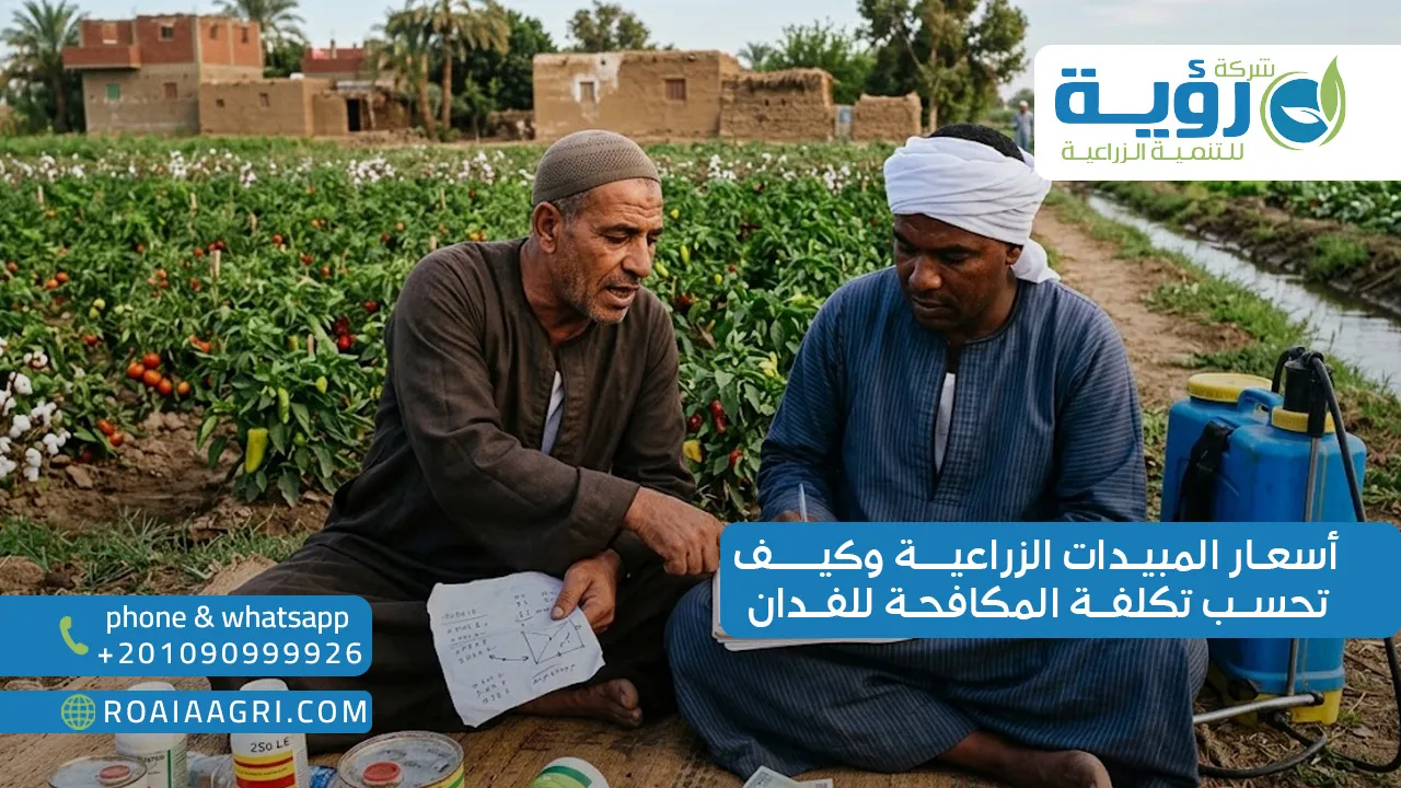 أسعار المبيدات الزراعية وكيف تحسب تكلفة المكافحة للفدان