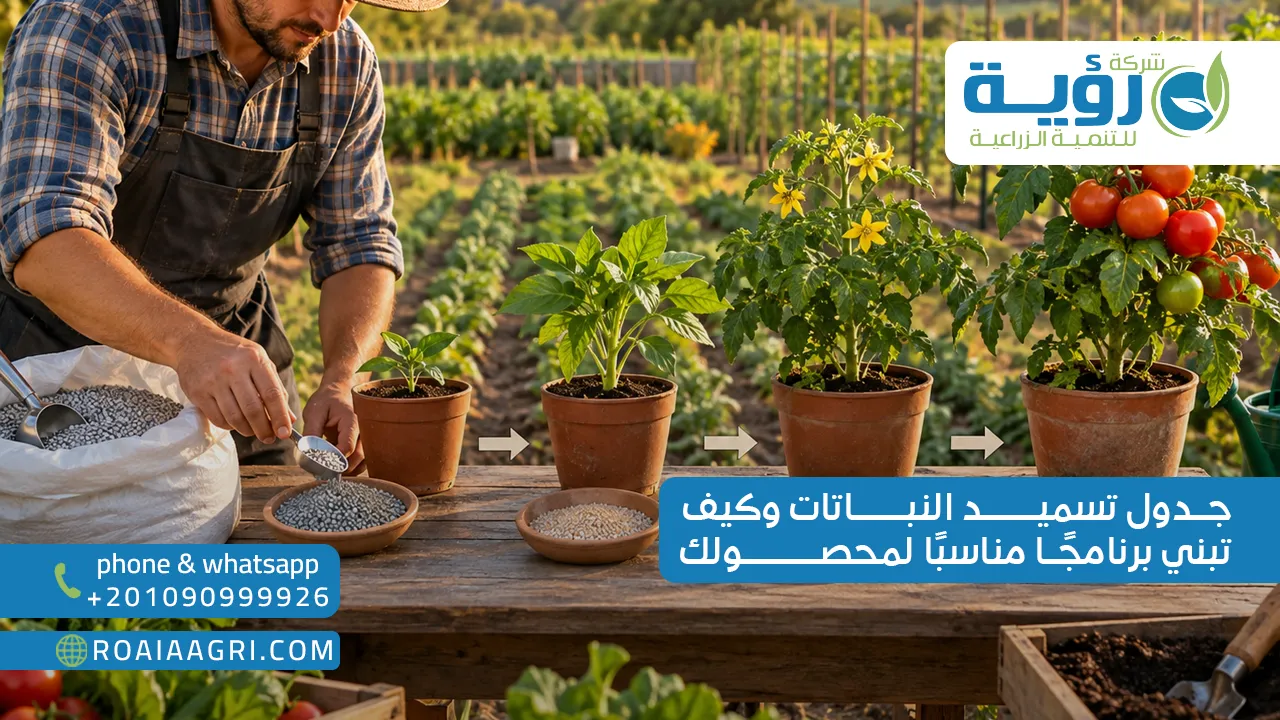 جدول تسميد النباتات وكيف تبني برنامجًا مناسبًا لمحصولك