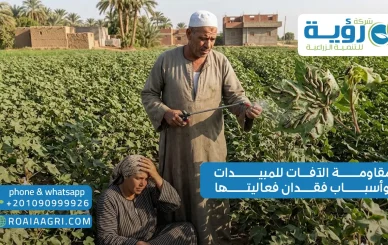 مقاومة الآفات للمبيدات وأسباب فقدان فعاليتها