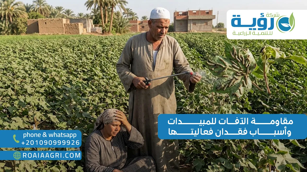 مقاومة الآفات للمبيدات وأسباب فقدان فعاليتها